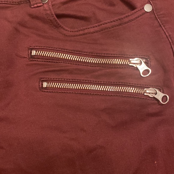 Maroon Torrid Denim jeggings - Picture 5 of 6
